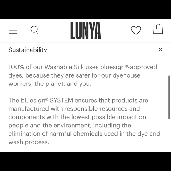 New $238 Lunya Washable Silk Wide Leg Crop Pant Set Pajamas in Deep Blue XS - Picture 13 of 14